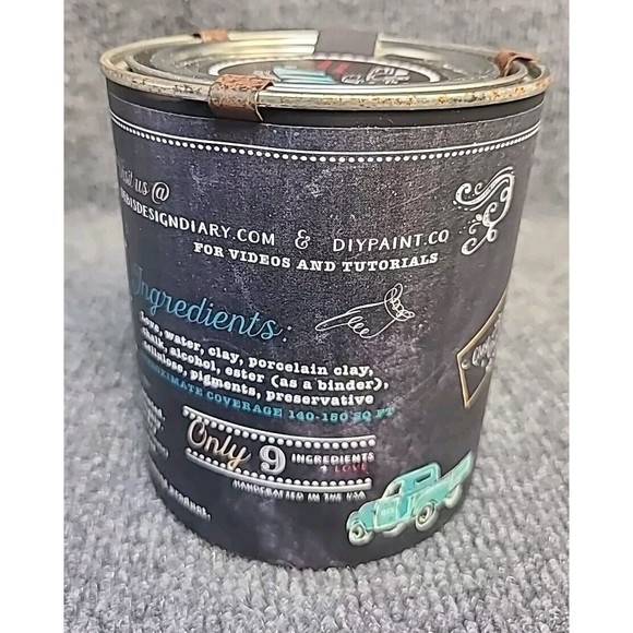 NEW Debi's Design Diary DIY Chalk Paint in Liquid Sunshine Yellow 32 fl oz Quart - Picture 4 of 4